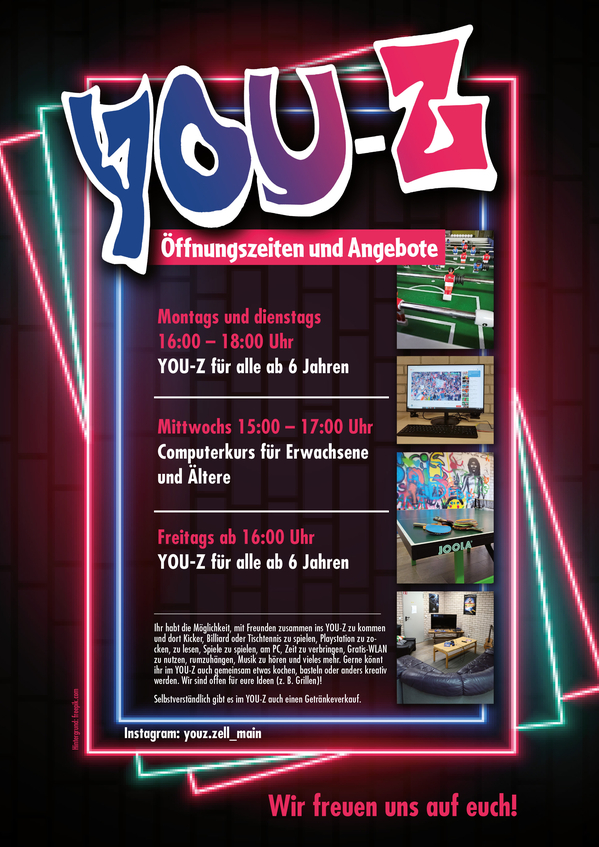 Öffnungszeiten YOU-Z